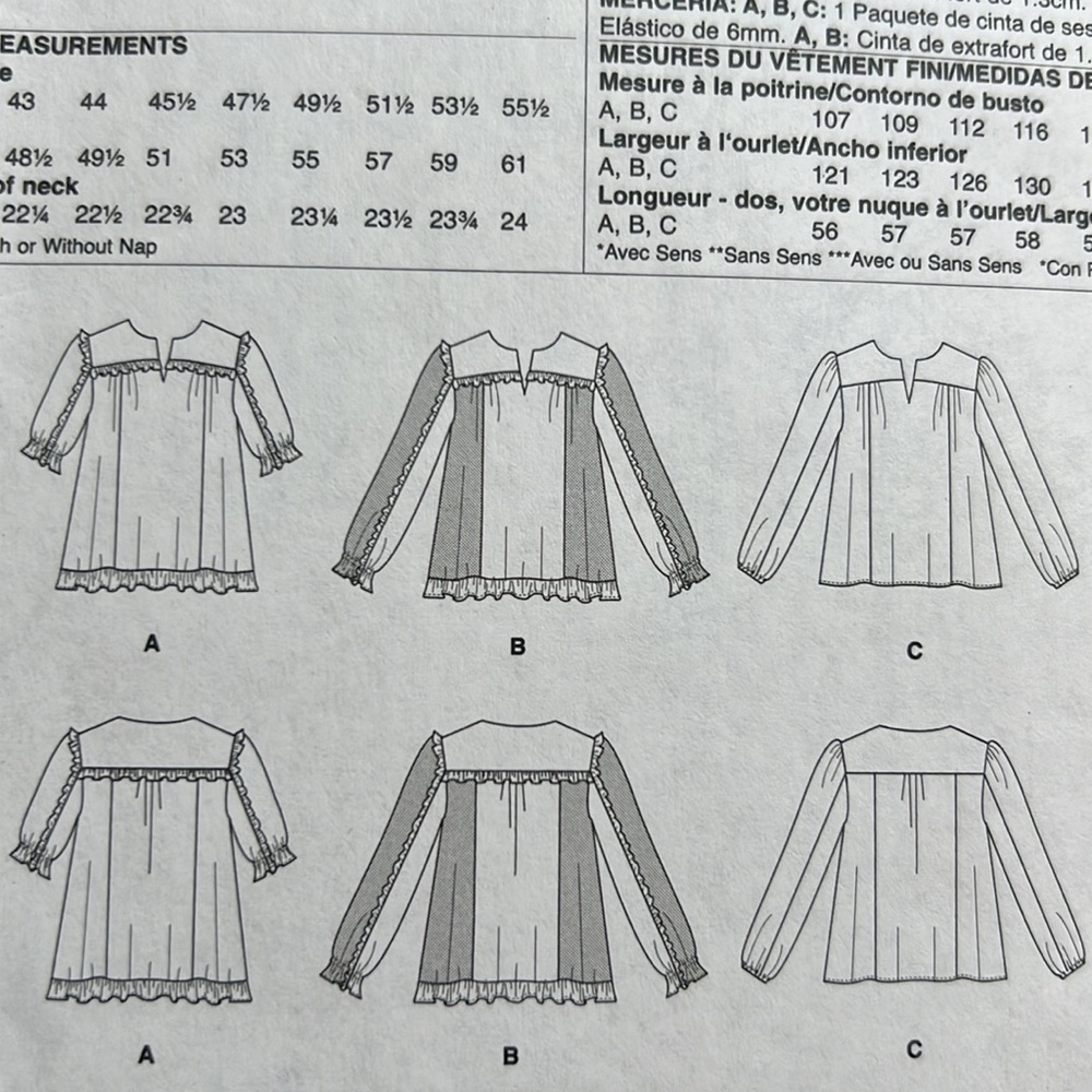 McCall Sewing Pattern - Top M8026 - Picture 5 of 8
